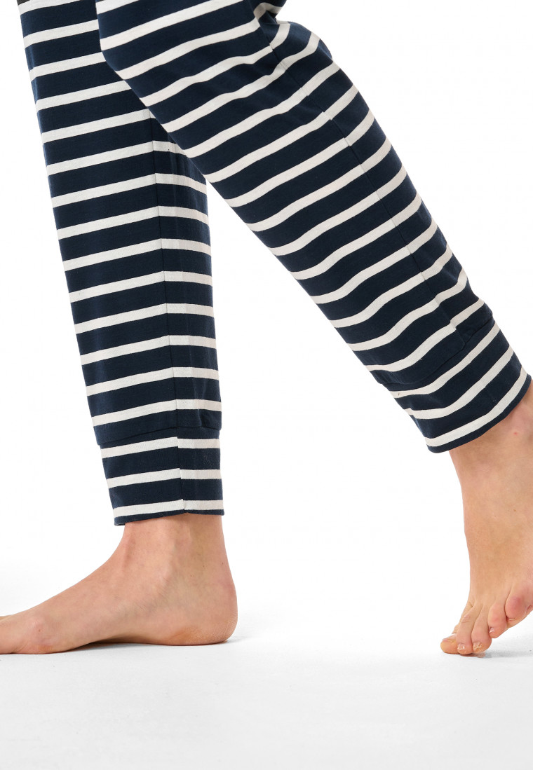 Long pyjamas midnight blue - Casual Essentials