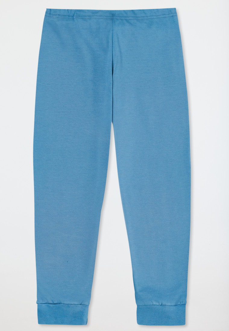 Schlafanzug lang Ringel hellblau - Boys World