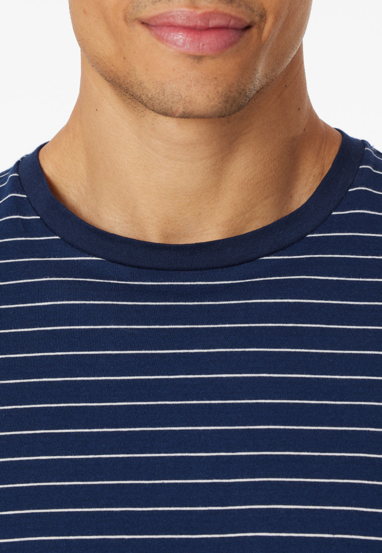 Schlafanzug lang Streifen admiral - Casual Essentials