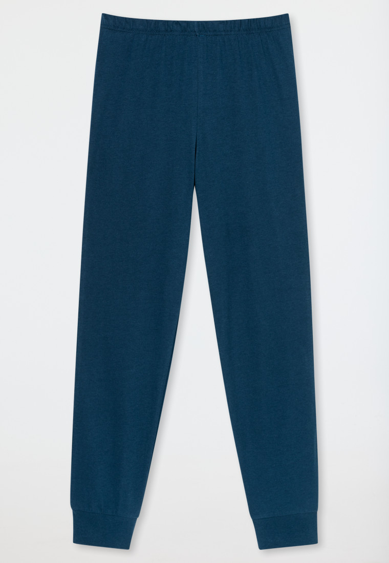 Pyjama long rayures orange - Nightwear
