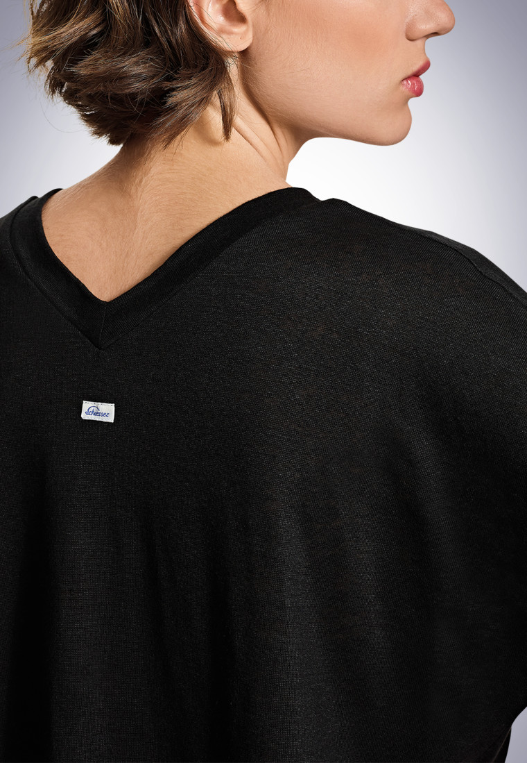 Shirt met korte mouwen zwart - Revival Lisa