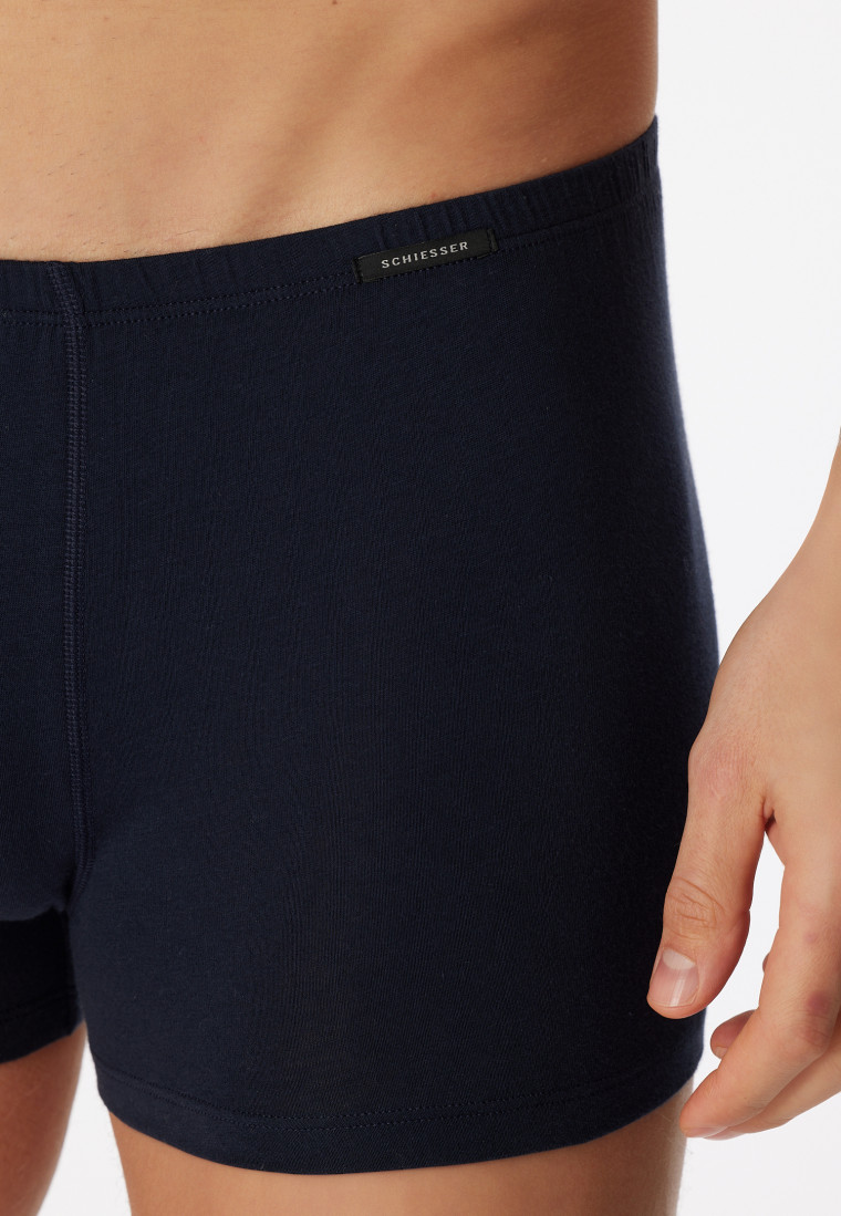 SCHIESSER Shorts dunkelblau 2er-Pack - Essentials |