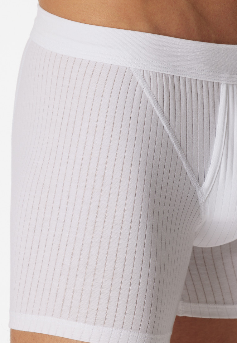 Short met gulp set van 2 wit - Authentiek