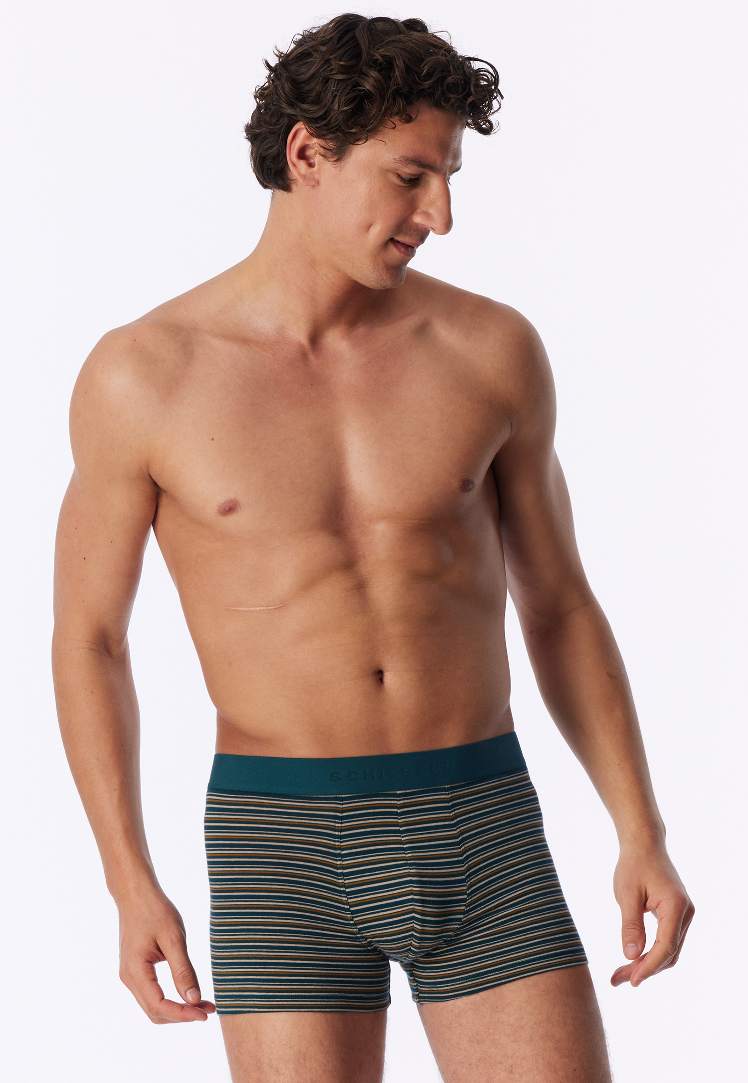 Shorts, set van 3, effen/gestreept, meerkleurig - 95/5 5