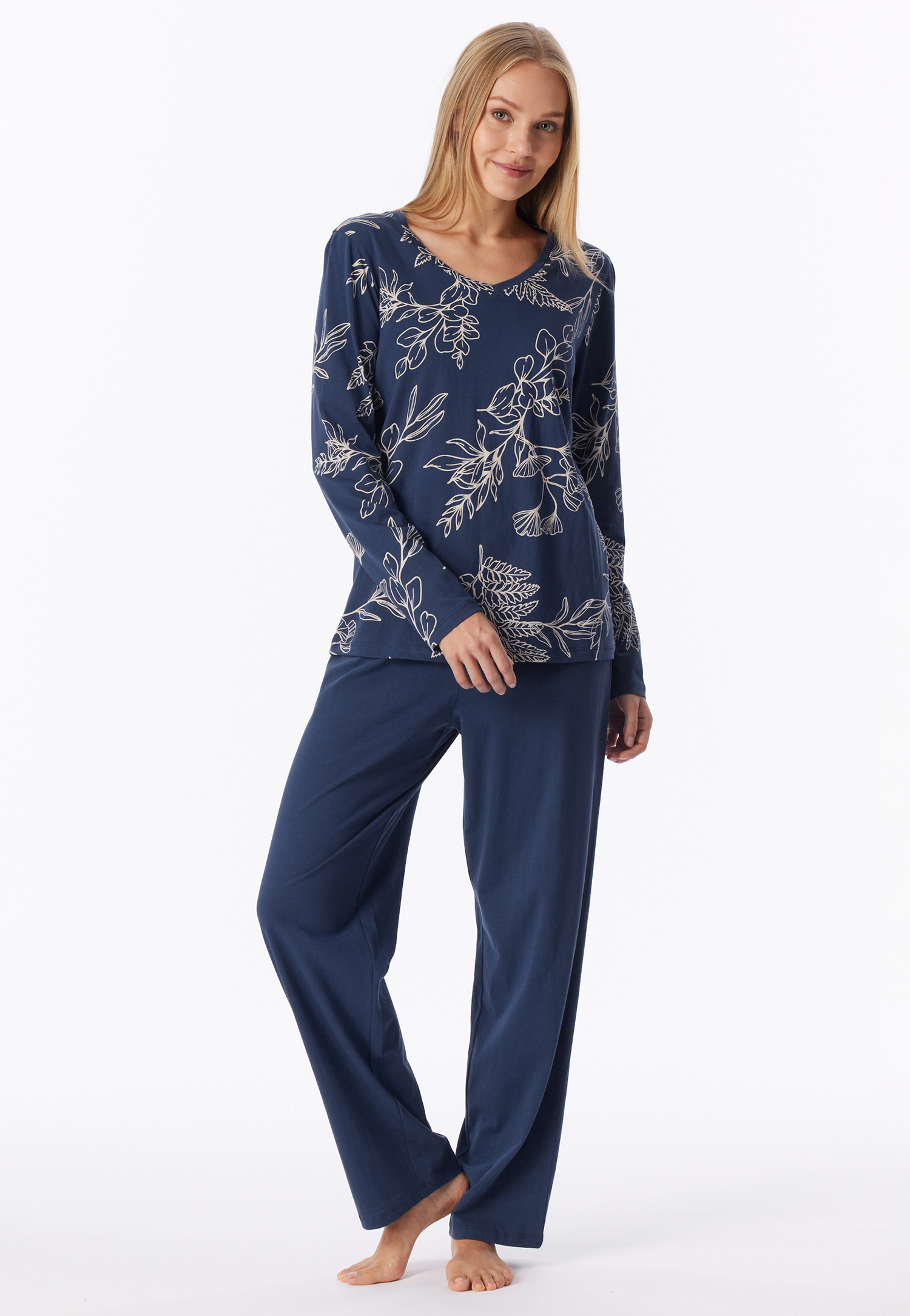 Lange pyjama met admiraalpatroon - Comfort Essentials 36