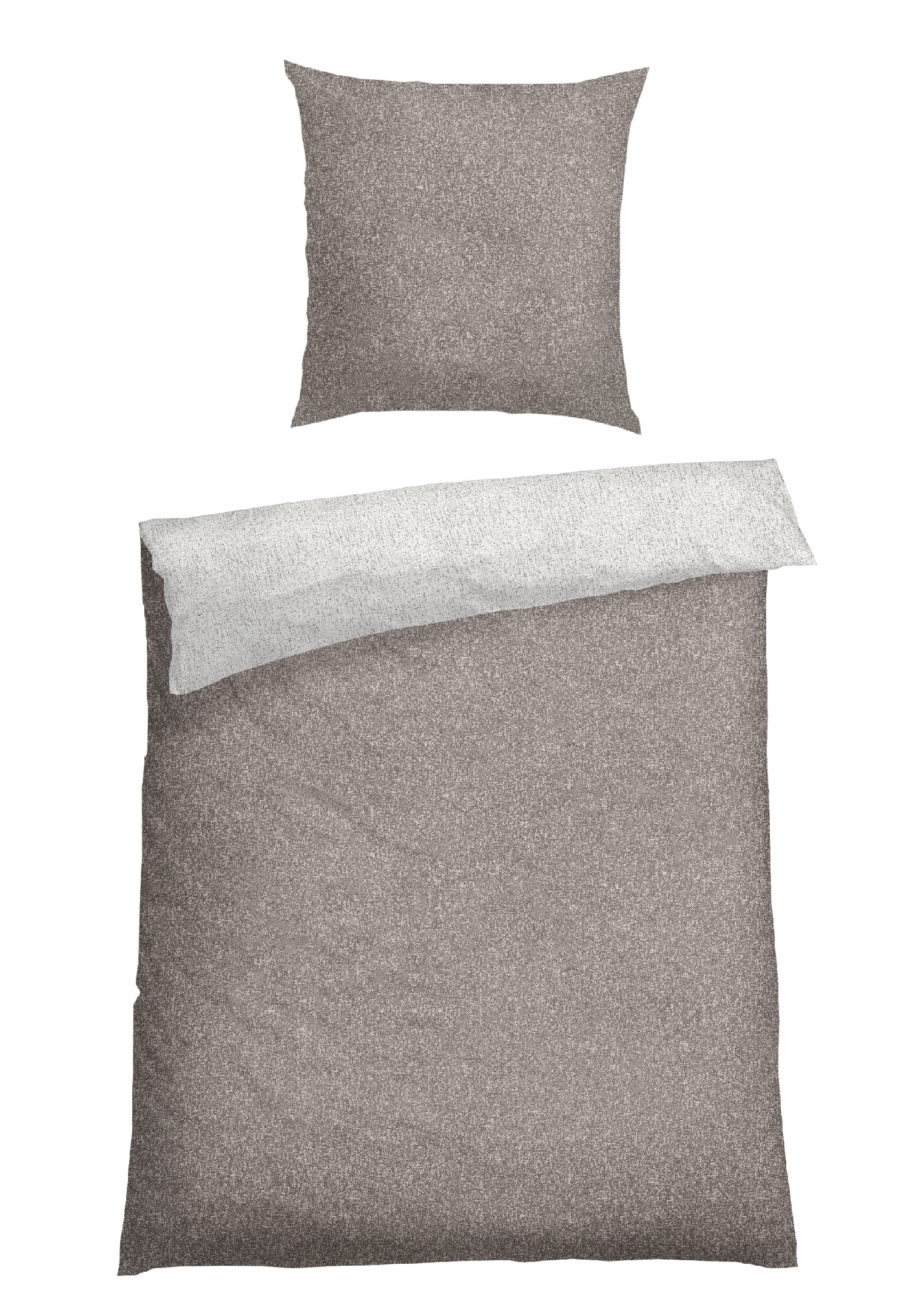 schiesser.com DE Bettwäscheset zweiteilig Renforcé grau - SCHIESSER Home 135*200 182855-200-H91