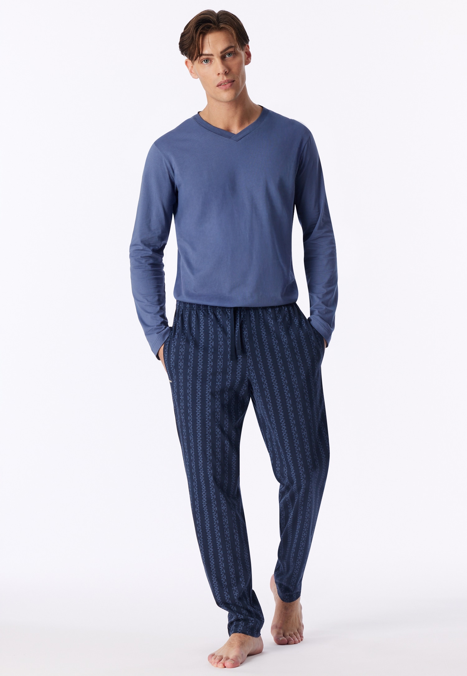 Lange broek bedrukt met Deep Blue Sea-print - Mix+ Relax 52