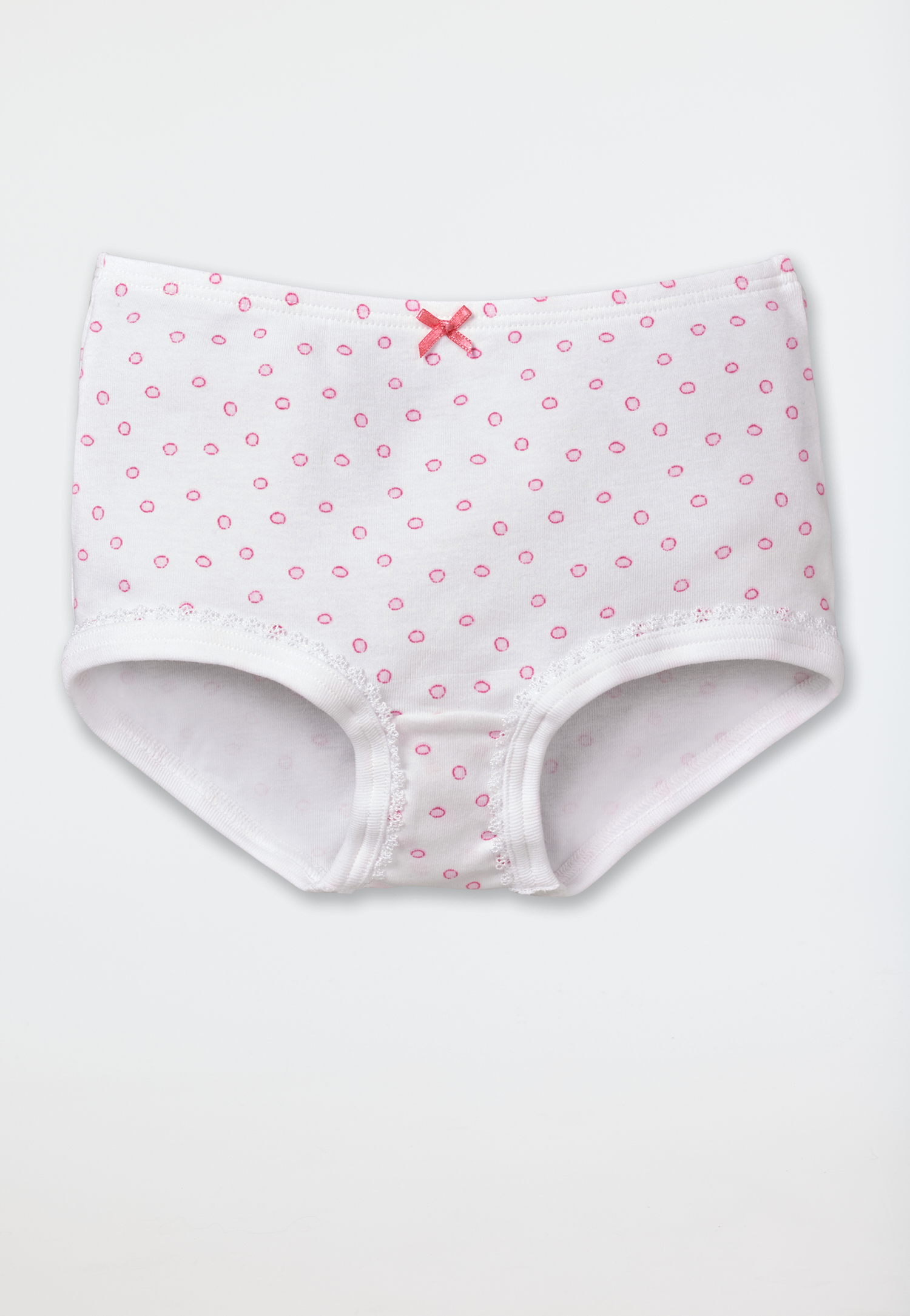 Shorts weiß mit rosafarbenen Tupfen - Original Classics 128