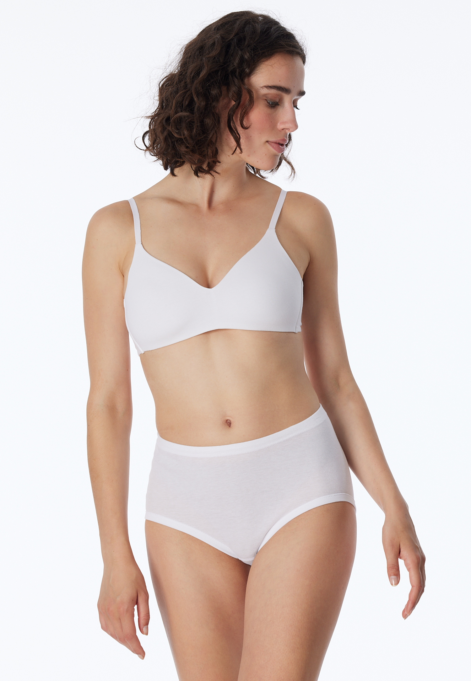 Taillenslips 2er- Pack Feinripp weiß - Original Feinripp 38