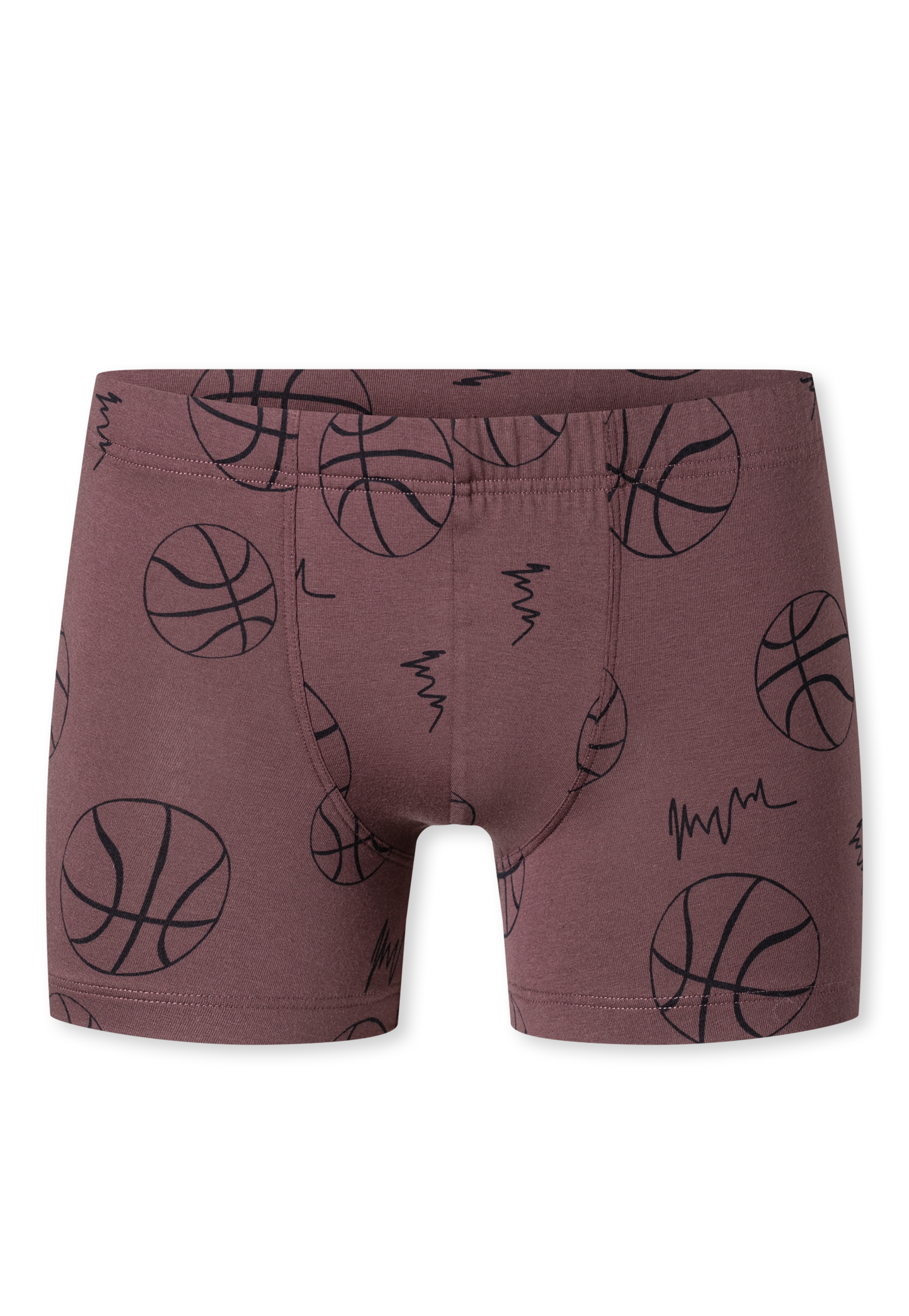 Shorts, set van 5, met streepjes, donkerblauw/cacaobruin - 95/5 140