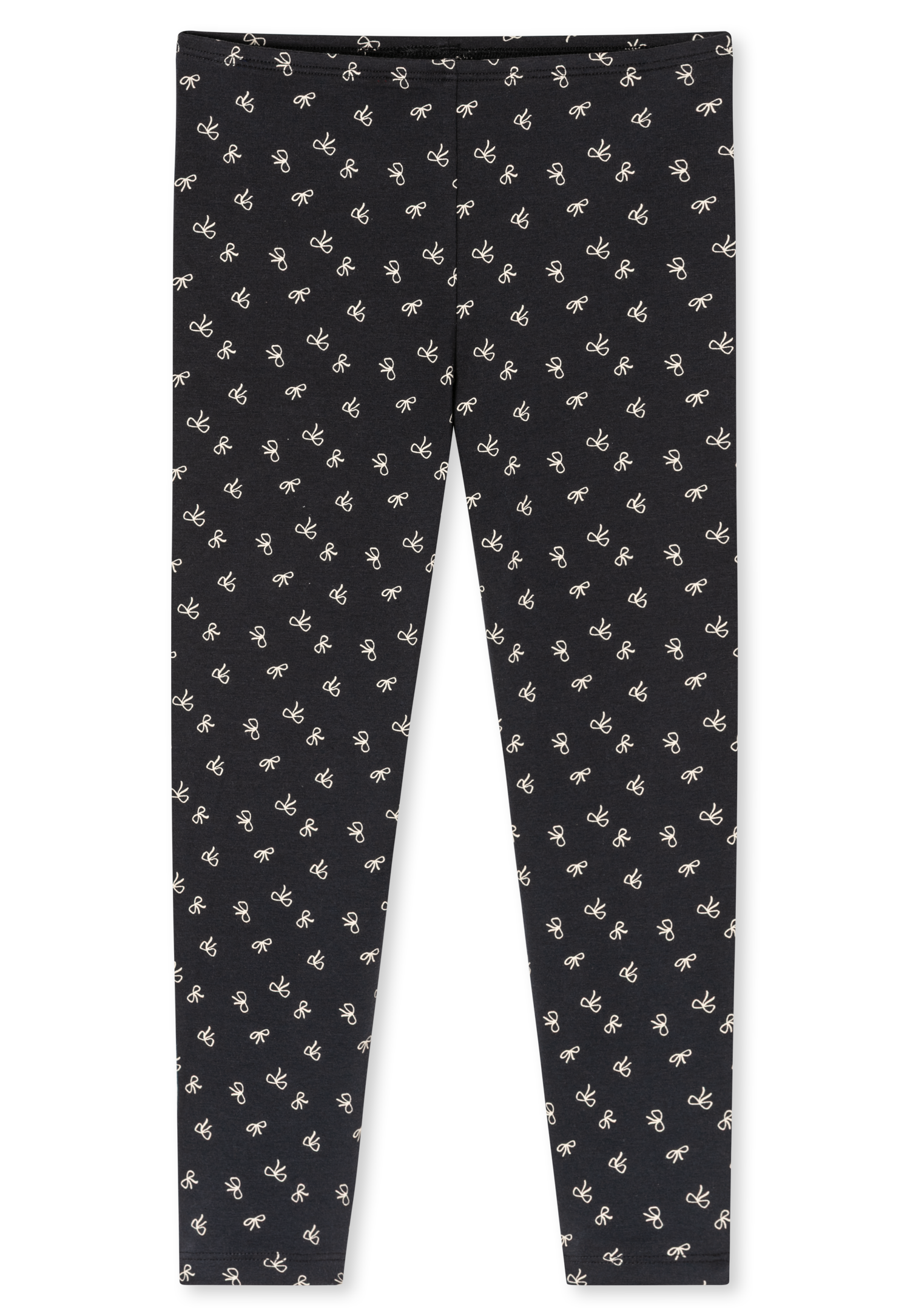 Leggings, set van 2, met strikjes, grafiet - 95/5 92