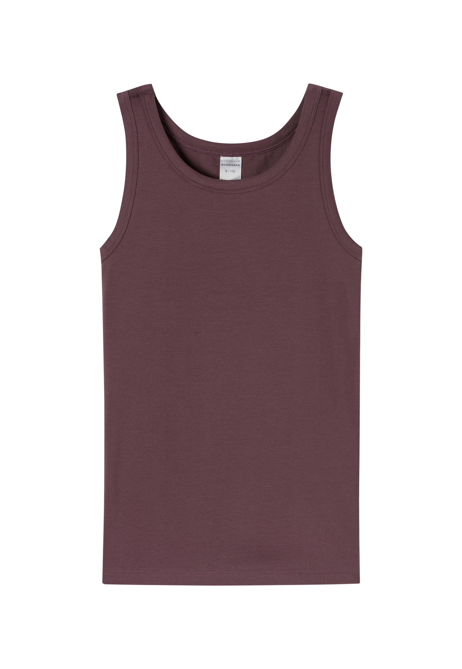 Tanktops, set van 2, donkerblauw/cacaobruin - 95/5 140