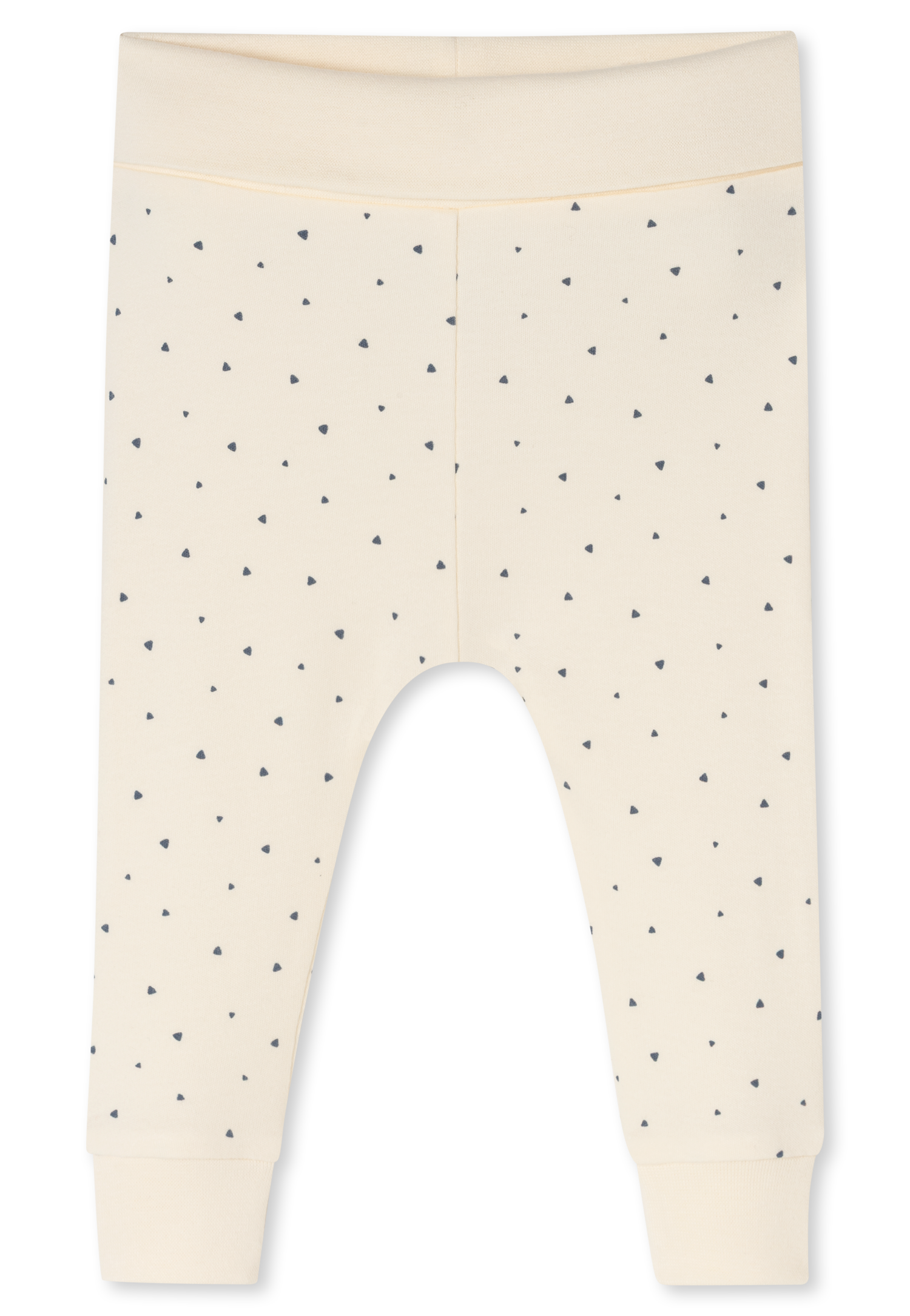 Babybroekjes met fijne rib, lang, set van 3, crème - Baby 50/62
