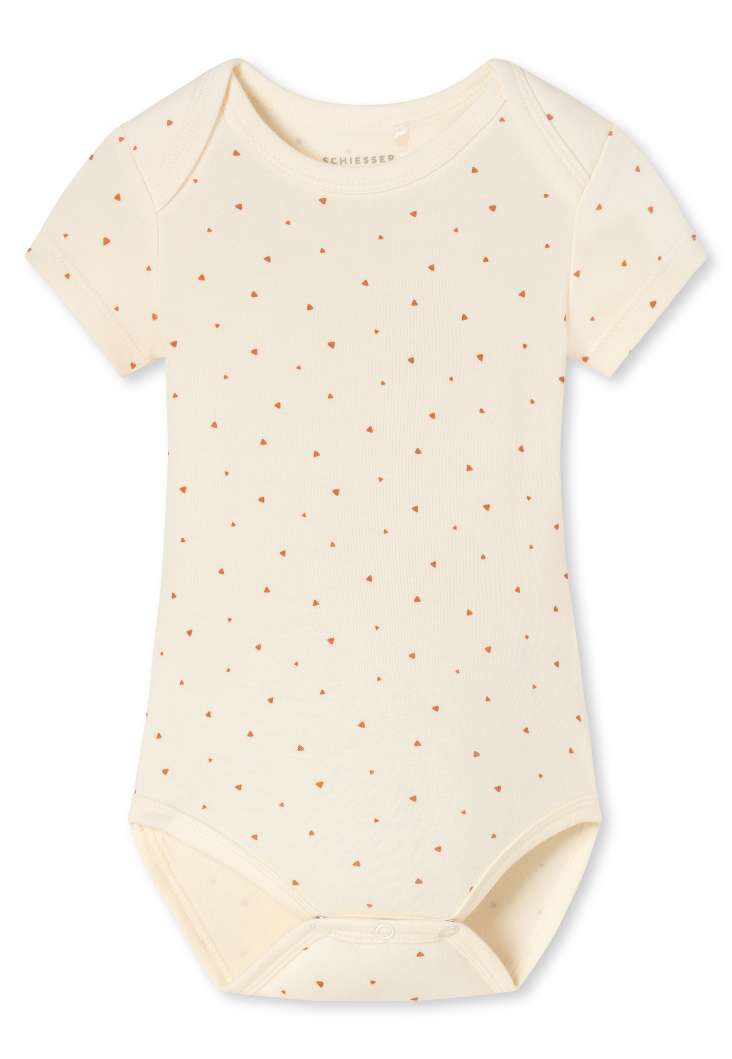Babybodys met fijne rib, korte mouw, set van 5, meerkleurig - Baby 50/62